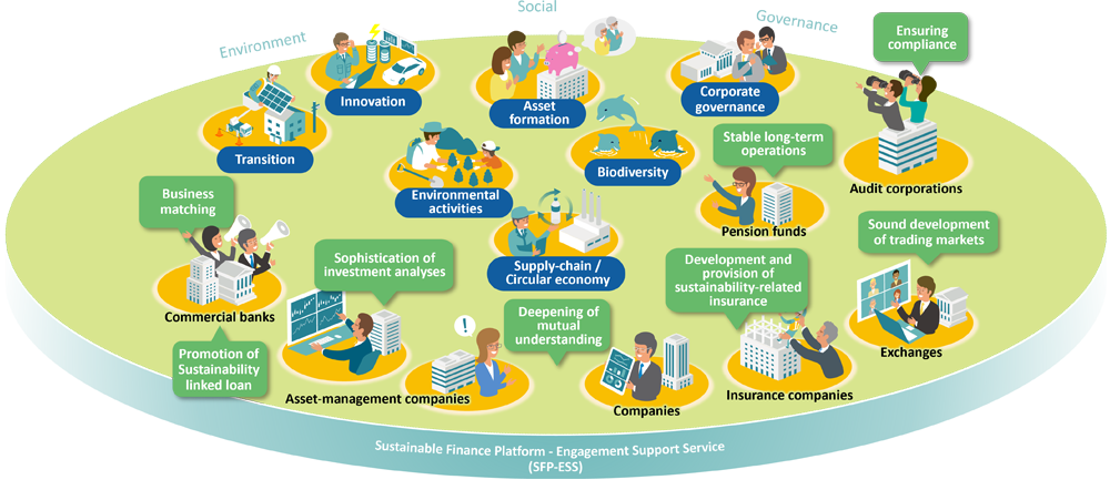 Overview Diagram of the Sustainable Finance Platforms (SFPF)